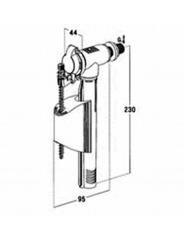 Robinets pour réservoir WC