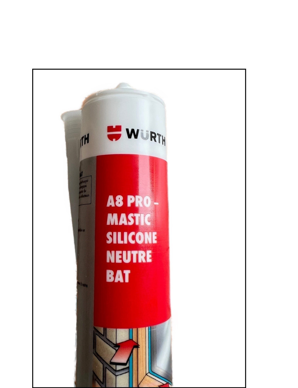 Silicone colle neutre translucide