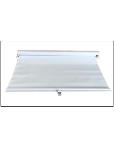 Store PVC blanc 750 x 1238 mm avec patte de fixation