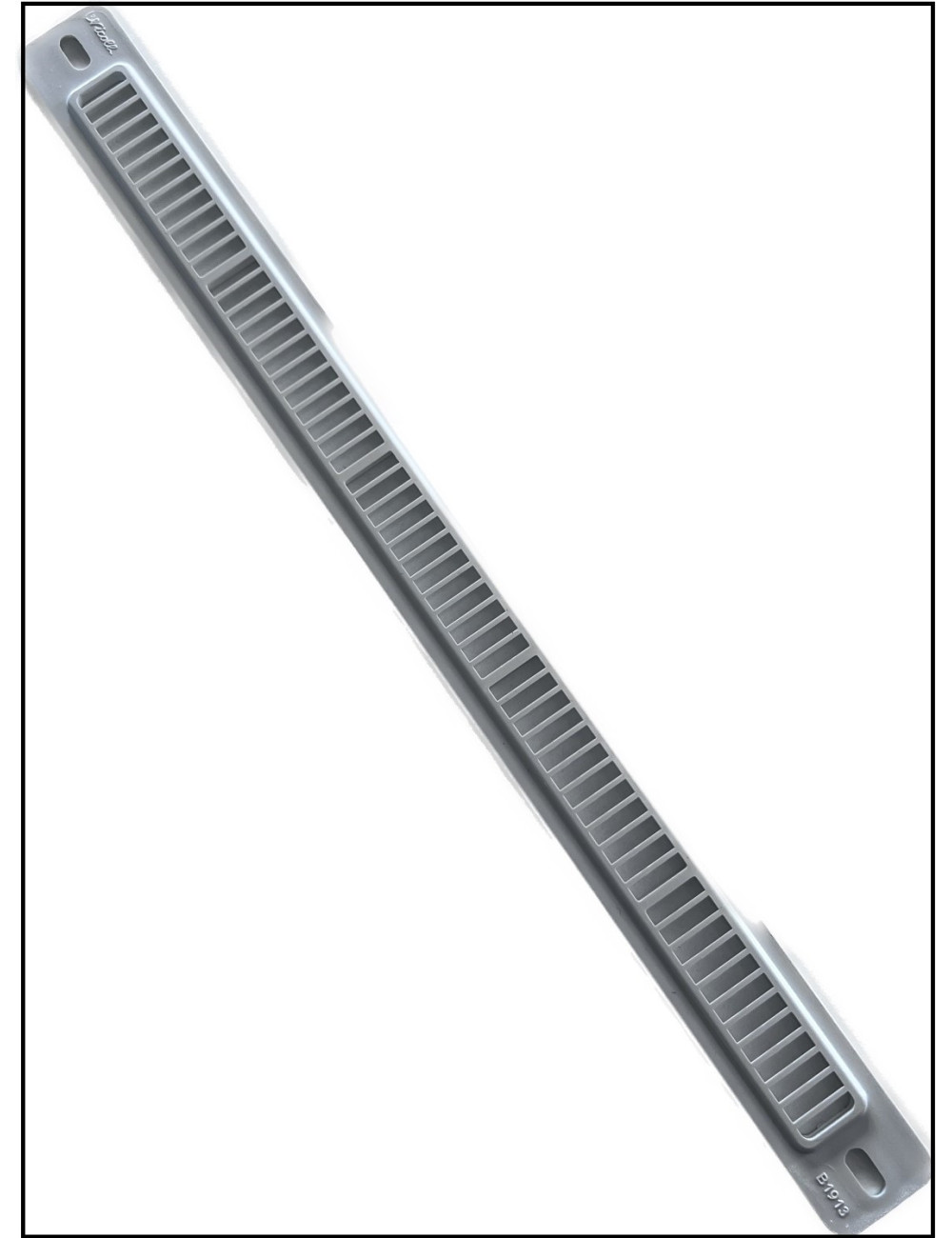 Grille plate blanche (entraxe vis 27.5cm)