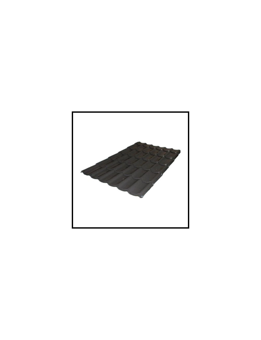 Tôle de toiture Bricotuile Noir 1900X980