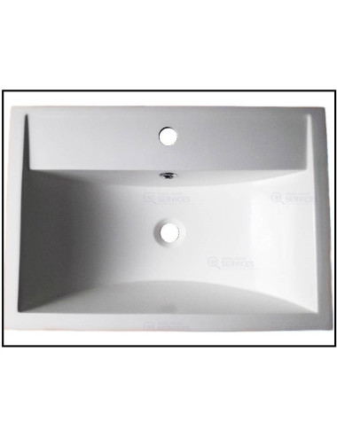 Lavabo béton synthèse 597x415x192