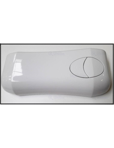 Réservoir eau WC plastique blanc 3/6L