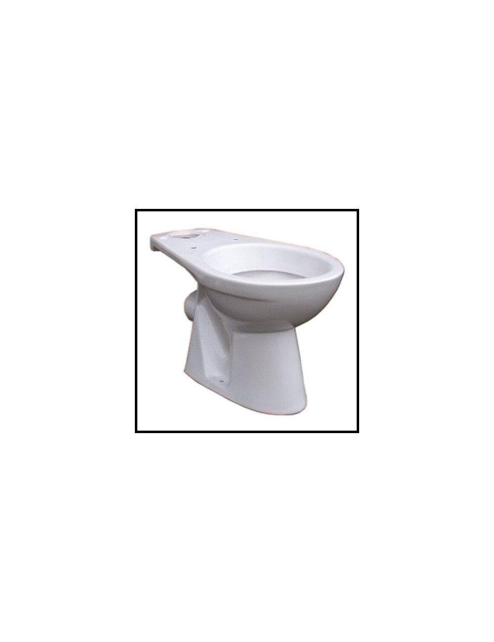 Cuvette wc blanc évacuation horizontale