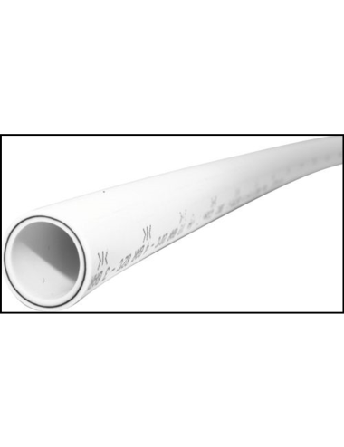 Tube PE Blanc 15mm au ml