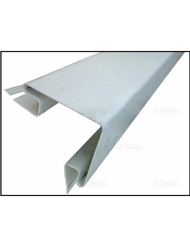 Angle de bardage extérieur blanc Lg 2315