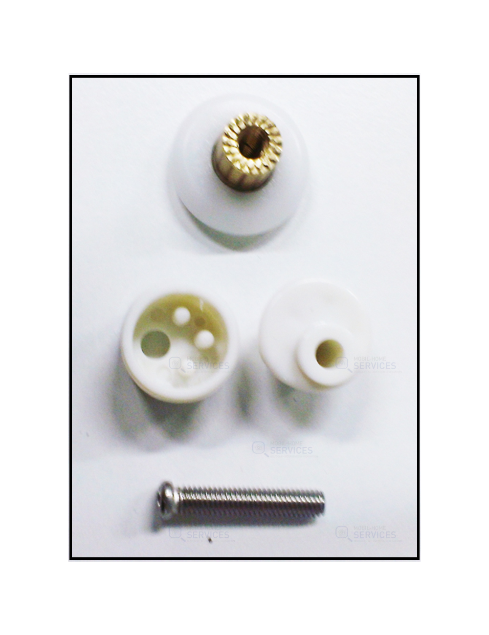 Roulette de porte de douche FIXE  19mm
