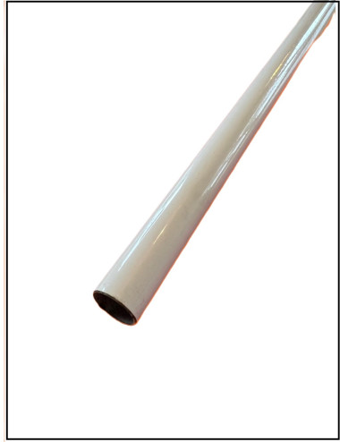 Tube penderie laqué blanc D18 LG467mm