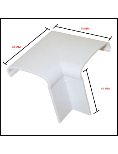 Angle fenêtre intérieur 48x48x45 à l'unité MH ANGLAIS