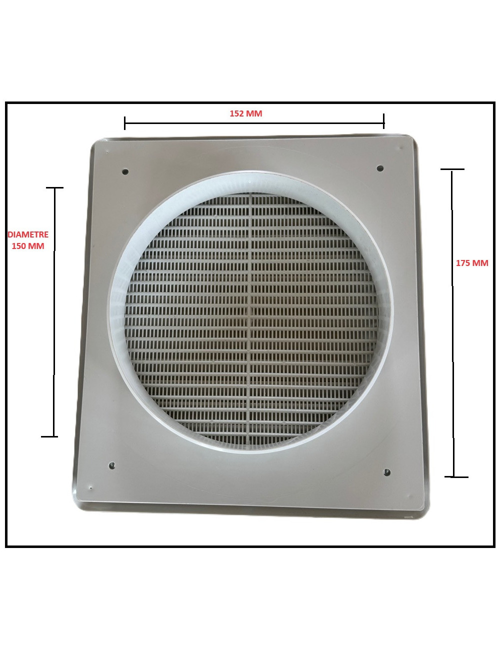 Grille aération pour VMC