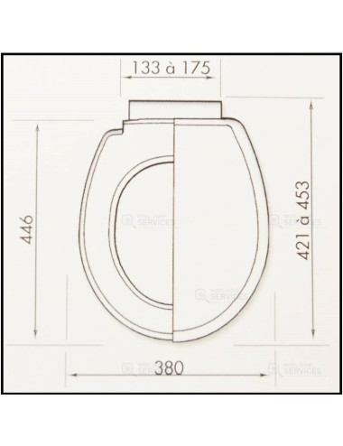 Abattant WC Gris Anthracite