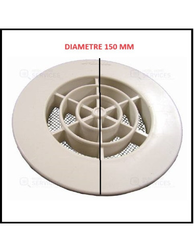 Grille d'aération pour mobile home