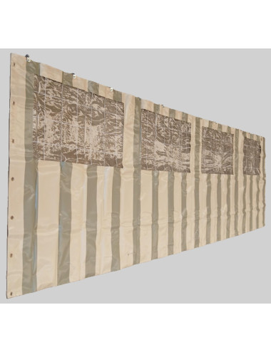 NEUF-DESTOCKAGE : Façade 6000X2060 Vert pastel / Crème