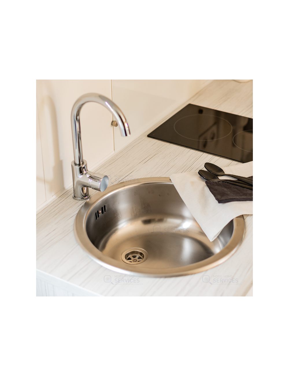 Evier Inox Rond Diamètre 435 Evier Inox Rond Diamètre 435